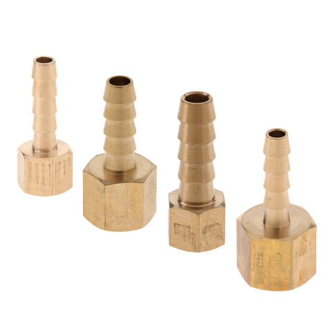 Brass Female Fitting 1/8 inch 1/4 inch BSP - 6mm 8mm Hose Connector Adapter Barb ► Photo 1/5