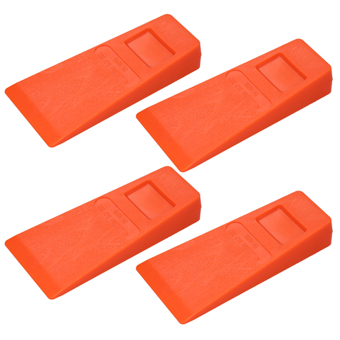 4Pcs 14cm Orange Plastic Felling Wedge Felled Chock Tree Cutting Wedge Spiked Wedge Woodcutting Tool ► Photo 1/6