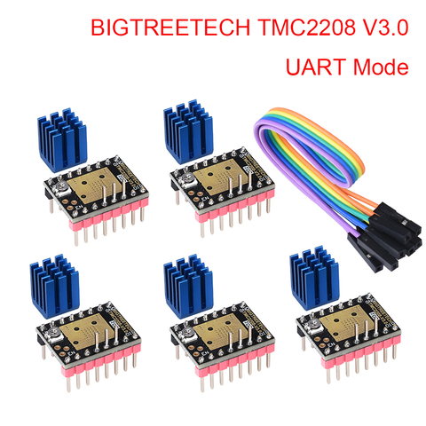 BIGTREETECH TMC2208 V3.0 Stepper Motor Driver UART 3D Printer Parts TMC2209 TMC2130 A4988 For SKR V1.4 V1.3 MKS SGEN SKR MINI E3 ► Photo 1/6