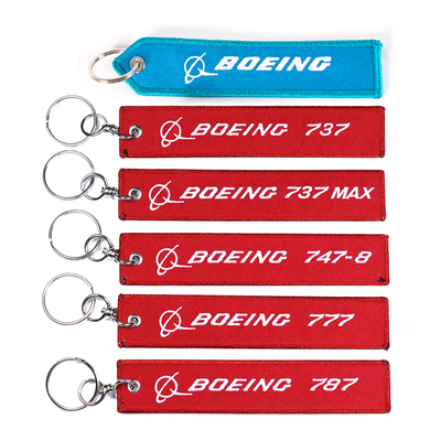 BOEING B-787 aircraft Embroider Travel Luggage Bag Tag Best Gift for Flight Crew Aviation Keychain ► Photo 1/6