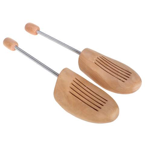 2 Pcs Wooden Shoe Stretcher Shoe Trees,Adjustable Length & Width for Men and Women ► Photo 1/6