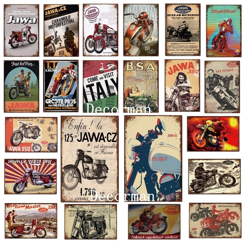 NOSTALGIC ART Plaque en métal 20x30 Triumph Motorcycles - Plaques