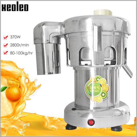 Xeoleo Commercial Juicer Stainless steel Juice machine Juice extractor 220V/110V about 80kg/hr Juicing machine Juicer machine ► Photo 1/6