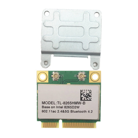 For Intel 8265 IT-8265HMW 8265D2W 802.11ac 867Mbps Dual Band MINI PCI-E WiFi Bluetooth 4.2 card for win 10 ► Photo 1/4