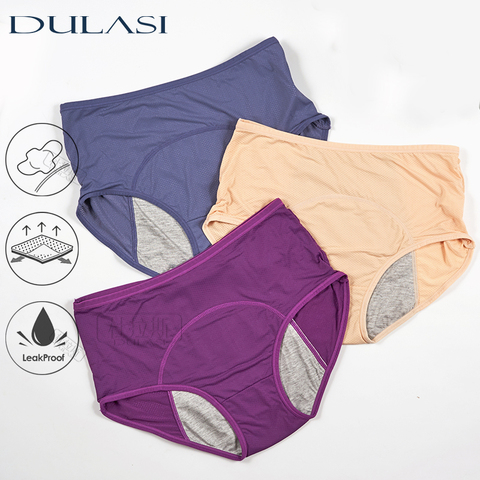 Leak Proof Menstrual Panties Period Pants Fast Absorbent Women Underwear  Teenager Girl Cotton Waterproof Briefs Dropshipping - Price history &  Review, AliExpress Seller - DULASI Official Store