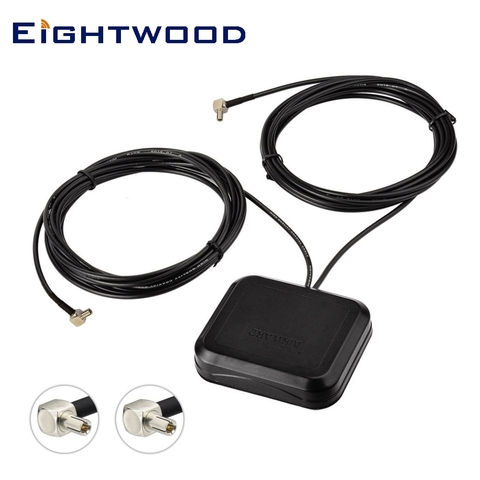 Eightwood 4G LTE Dual TS9 Male Panel Antenna Indoor for Mobile Hotspot Router USB Modem PCMCIA Card Express Card Signal Booster ► Photo 1/5
