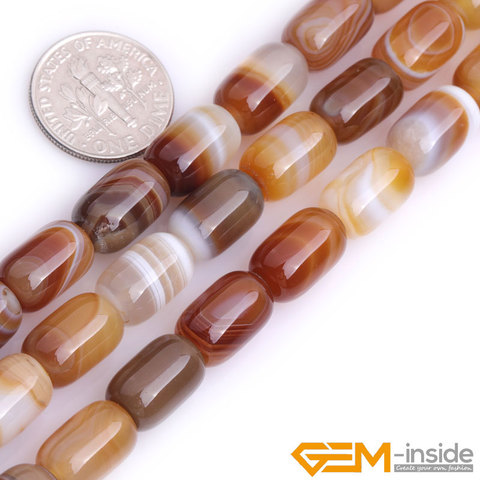 column natural botswana agat e beads natural stone beads DIY loose beads for jewelry making bead strand 15 inches wholesale ! ► Photo 1/6