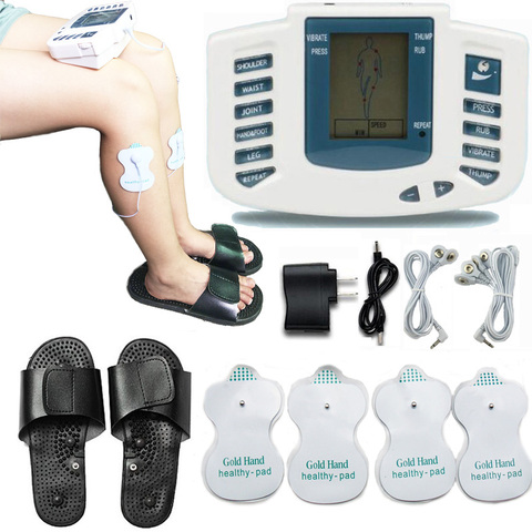 Electro Tens EMS Stimulator ABS Full Body Relax Muscle Therapy Massager stimulation Pulse tens Acupuncture with therapy slipper ► Photo 1/6