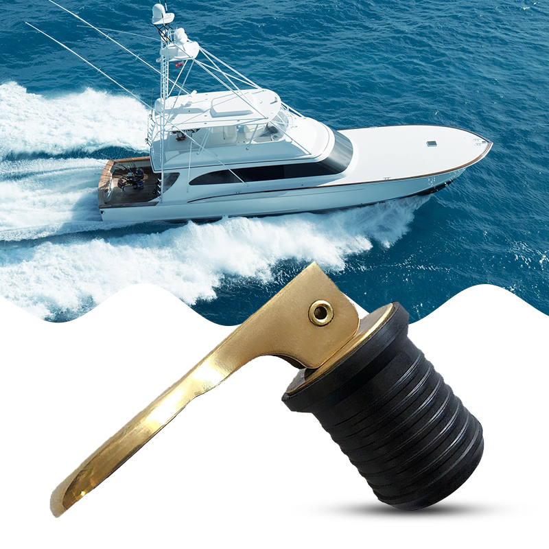 Marine Kayak Drain Plug Dinghy Plugs Yacht Holes Bung Accessories Black 