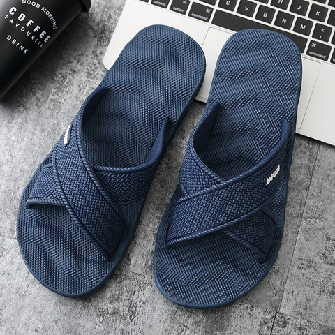 Summer Home Slippers Indoor Shoes Slides Men Badslippers Slide Slipper Sleepers Bathroom House Shower Bath Room Bedroom Flat ► Photo 1/6