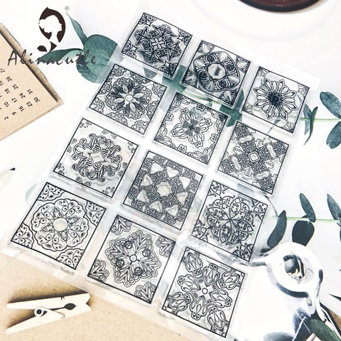 CLEAR STAMPS Vintage Lace Border Scrapbooking Handmade Card Album Paper Craft Rubber Transparent Silicon AlinaCraft ► Photo 1/6