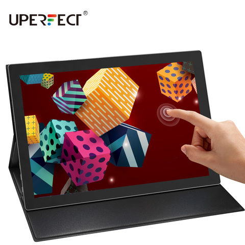 UPERFECT Touch Screen Portable Monitor 1920×1080 FHD IPS 12.3-inch Display MonitorFor Raspberry Pi switch laptop Phone ► Photo 1/6