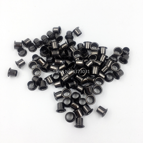 100 Pieces Kydex painted black bronze leather DIY Garment Kydex Eyelets 7x6mm ► Photo 1/4