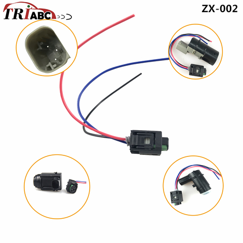 968402-1 C PDC Parking Sensor Connector For BMW E60 E61 E63 F-150 Opel Peugeot C4 Cadillac 3 Wire Connecting Cable 3603110AKZ36A ► Photo 1/6