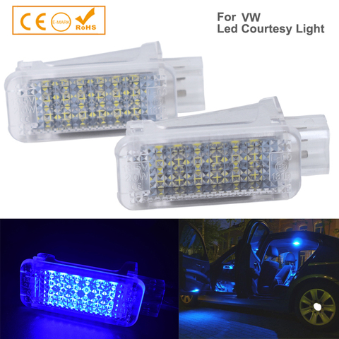 LED Auto Footwell Door Courtesy Trunk Light Luggage Compartment For Volkswagen Golf MK4 MK5 MK6 Scirocco Tiguan Touareg Pa ► Photo 1/6