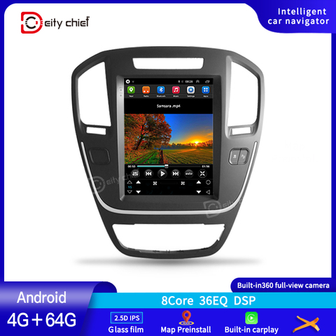 Car radio for opel insignia  Regal Tesla 2din  Vertical screen car GPS navigaton video radio car multimedia player ► Photo 1/4