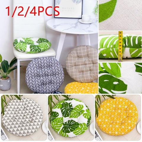 30 1/2/4PCS Round Winter Office Bar Chair Cushion Pad Cotton Thick Cushion Dining Chair Seat Pads Garden Floor Cushion Home Seat ► Photo 1/5