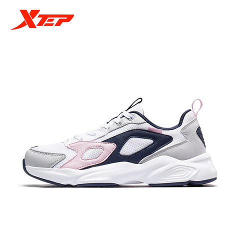 Xtep Sneakers 2022 New Ladies Casual Shoes Autumn Mesh Breathable Running Shoes Light Shoes 880318325966 ► Photo 1/6