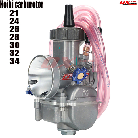 Universal Motorcycle Carburetor 21 24 26 28 30 32 34mm PWK Carburador For Keihi Maikuni Suzuki Yamaha Honda KTM ATV Quad scooter ► Photo 1/6