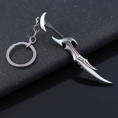 The Elder Scrolls Knife Keychain Online Elsweyr Coin Key Chain for Men Weapon Model Car Keyring Jewelry ► Photo 1/6