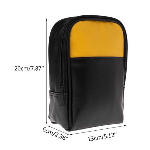 PU Leather Multimeter Carry Bag for Handheld Multimeter Tester Pockets Organizer Storage Bag ► Photo 1/6