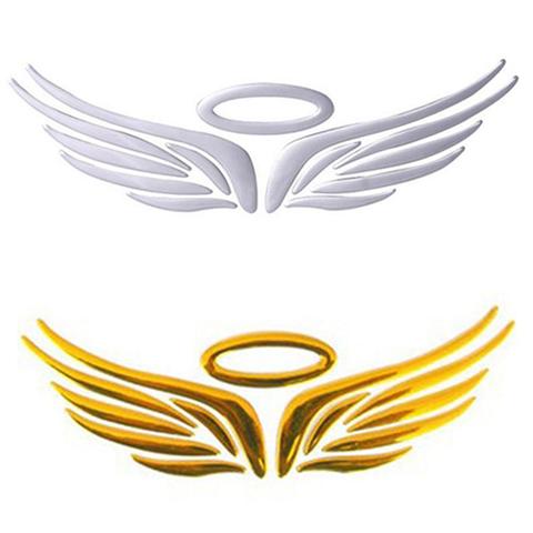 3D Angel Fairy Wing Pattern Car Auto Truck Badge Sticker Windshield Door Decor ► Photo 1/5