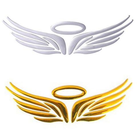 3D Angel Fairy Wing Pattern Car Auto Truck Badge Sticker Windshield Door Decor ► Photo 1/5