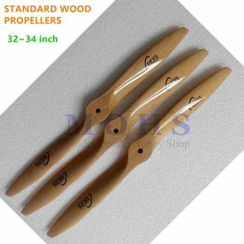 high quality wood props gas wood propellers 32 33 34 inch beech wooden gasoline propellers  gasoline aircraft aircraft props ► Photo 1/4