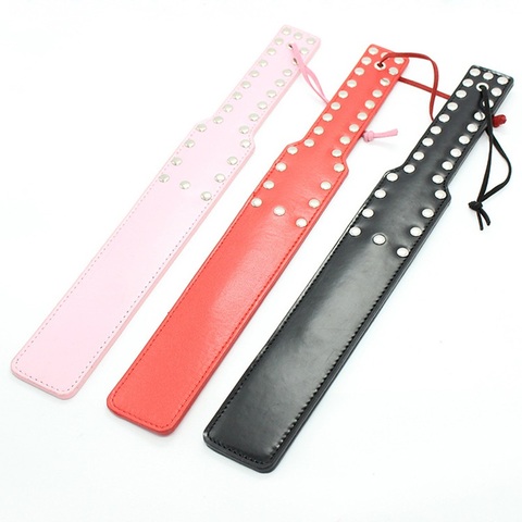 SM Flog Spank Paddle Beat Submissive Slave PU Leather BDSM Whip Kinky Fetish Whip Adult Sex Toys For Women ► Photo 1/6