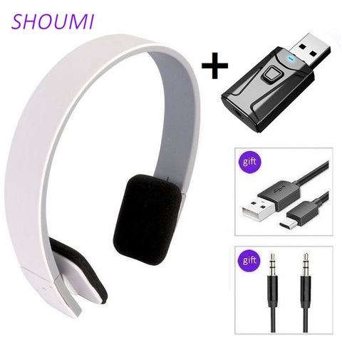 Sport Headphones Noise Cancelling Earphone Wireless Headset with Bluetooth 5.0 USB TV Adaptor HiFi Deep Bass Sound for Xiaomi TV ► Photo 1/6