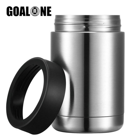 12OZ Stainless Steel Insulated Can Cooler Double Wall Vacuum Beer Holder Drink Insulator Beer Bottle Cooler for Indoor Outdoor ► Photo 1/6