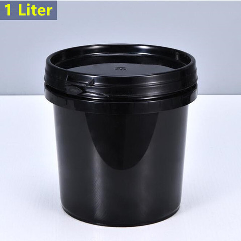 1000ML Empty plastic bucket with Lid Food Grade container for honey water cream Glue Unbreakable pail ► Photo 1/6