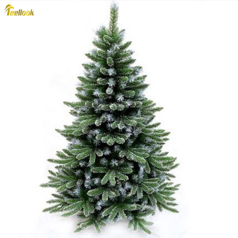 Teellook 1.2m-3.0m snowflake encryption mixed five fingertips automatic Christmas tree Christmas hotel home decorations ► Photo 1/4