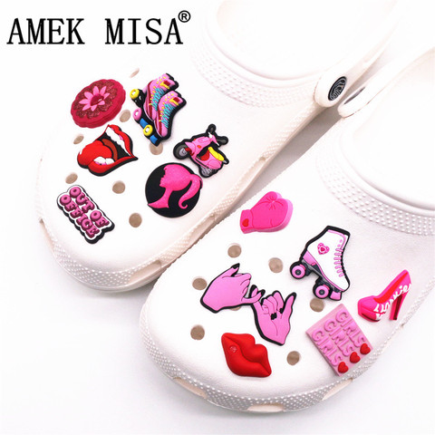 1Pcs PVC One Piece Shoe Charms Shoe accessories Shoe decoration Shoe  Buckles Accessories Fit Wristband/Croc JIBZ