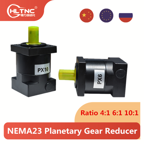 NEMA23 Low Noise Ratio 4:1 6:1 10:1 Planetary Gear Reducer Gearbox High Precision Planetary Reducer for Stepper Motor ► Photo 1/6