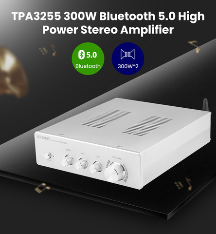 Breeze BRZHIFI TPA3255-A with Bluetooth 5.0 high power fever digital power amplifier 300WX2 ► Photo 1/6