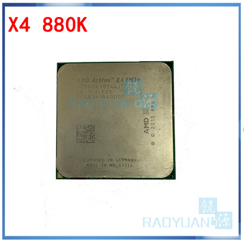 AMD Athlon X4 880K X4 880 K 4.0 GHz Quad-Core CPU Processor AD880KXBI44JC Socket FM2+ ► Photo 1/1