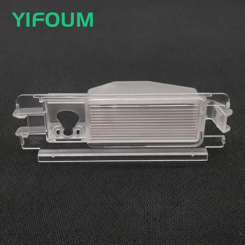 YIFOUM Car Rear View Backup Camera Bracket License Plate Light For Renault Dacia Sandero II Stepway Logan 1 2 MCV Pulse Clio 2 ► Photo 1/6