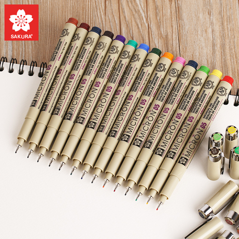 12colors Sketch Pen 0.5 Mm Superior Needle Drawing Pen Fine Liner Pigma  Drawing Manga Anime Fine Colour Micron Pen Art Marker - Art Markers -  AliExpress