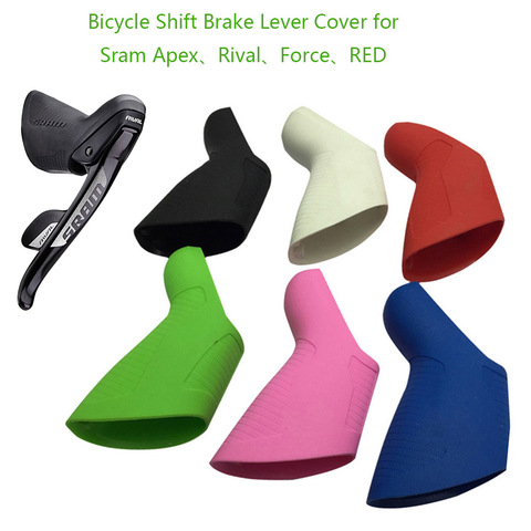 Road 20s 22s Silicone  MECHANICAL HOODS COVERS for Sram Force RED Apex Rival Bicycle Shifter Brake Lever Cover ► Photo 1/6