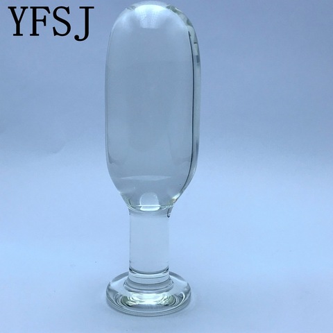 155*49mm  441g Large  Glass Anal Plug  Anal Butt Plug  Anal Toys  Sex Toys for Woman  Dildo  Pyrex Dildos  Prostata Massage ► Photo 1/5