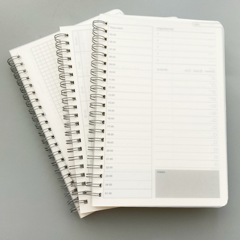 2022 Daily Weekly Monthly Notebook Planner Spiral A5 Notebook Time Memo Planning Organizer Agenda School schedule Supplies ► Photo 1/6