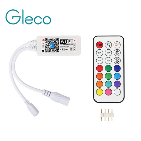 DC5-24V Wireless WIFI LED RGB Controller RGBW Controller IR / RF Remote Control IOS/Android for LED Strip RGB RGBW RGBWW ► Photo 1/5