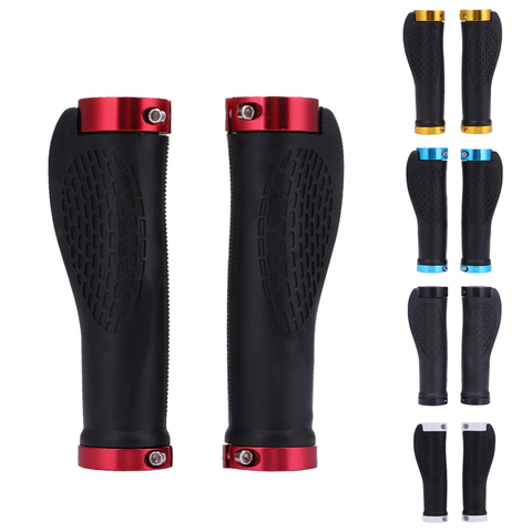 Bicycle Grips Ergonomic Anti-Skid Rubber MTB Mountain Bike Bicycle Handlebar Grips Cycling Lock-On Cycling Parts Dropshipping ► Photo 1/6