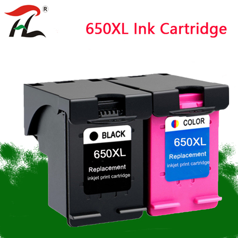 Compatible Ink Cartridge 650XL Replacement for HP 650 XL for HP650 Deskjet 1015 1515 2515 2545 2645 3515 3545 4515 4645 printer ► Photo 1/6