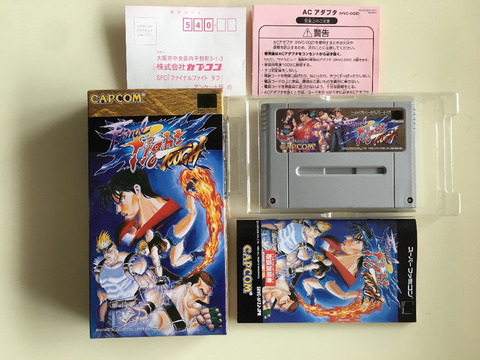 16Bit Games ** Final Fight Tough ( Japan NTSC-J Version!! Box+Manual+Cartridge!! ) ► Photo 1/1