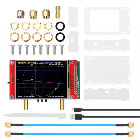 3G Vector Network Analyzer S-A-A-2 NanoVNA V2 Antenna Analyzer Shortwave HF VHF UHF Nano vna analizador de antena nanovna v2 3gh ► Photo 1/6