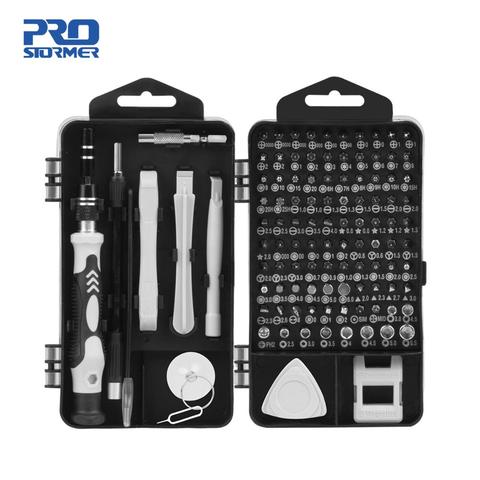 115 in 1 Screwdrivers Set Magnetic Torx Hex Bit Screw Driver Phone/Computer Repair Hand Tools Multitools Kit by PROSTORMER ► Photo 1/6