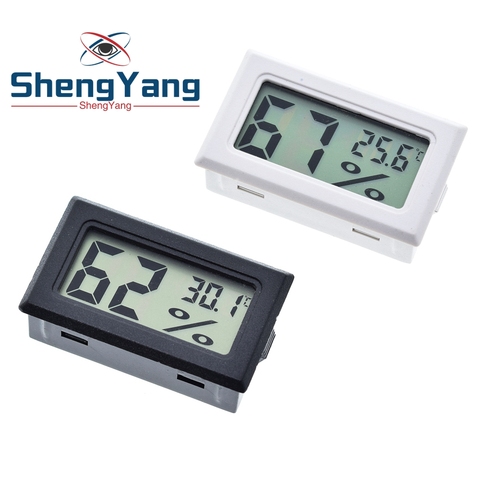 FY-11  Mini LCD Digital Thermometer Hygrometer Temperature Indoor Convenient Temperature Sensor Humidity Meter Gauge Instruments ► Photo 1/6