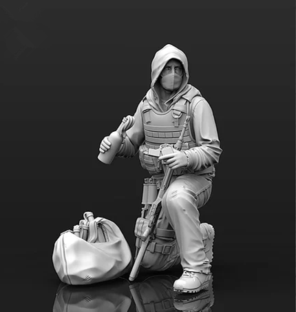 1/35 Resin Figures Model kits Agent lurker  Unassambled Unpainted 725 ► Photo 1/4